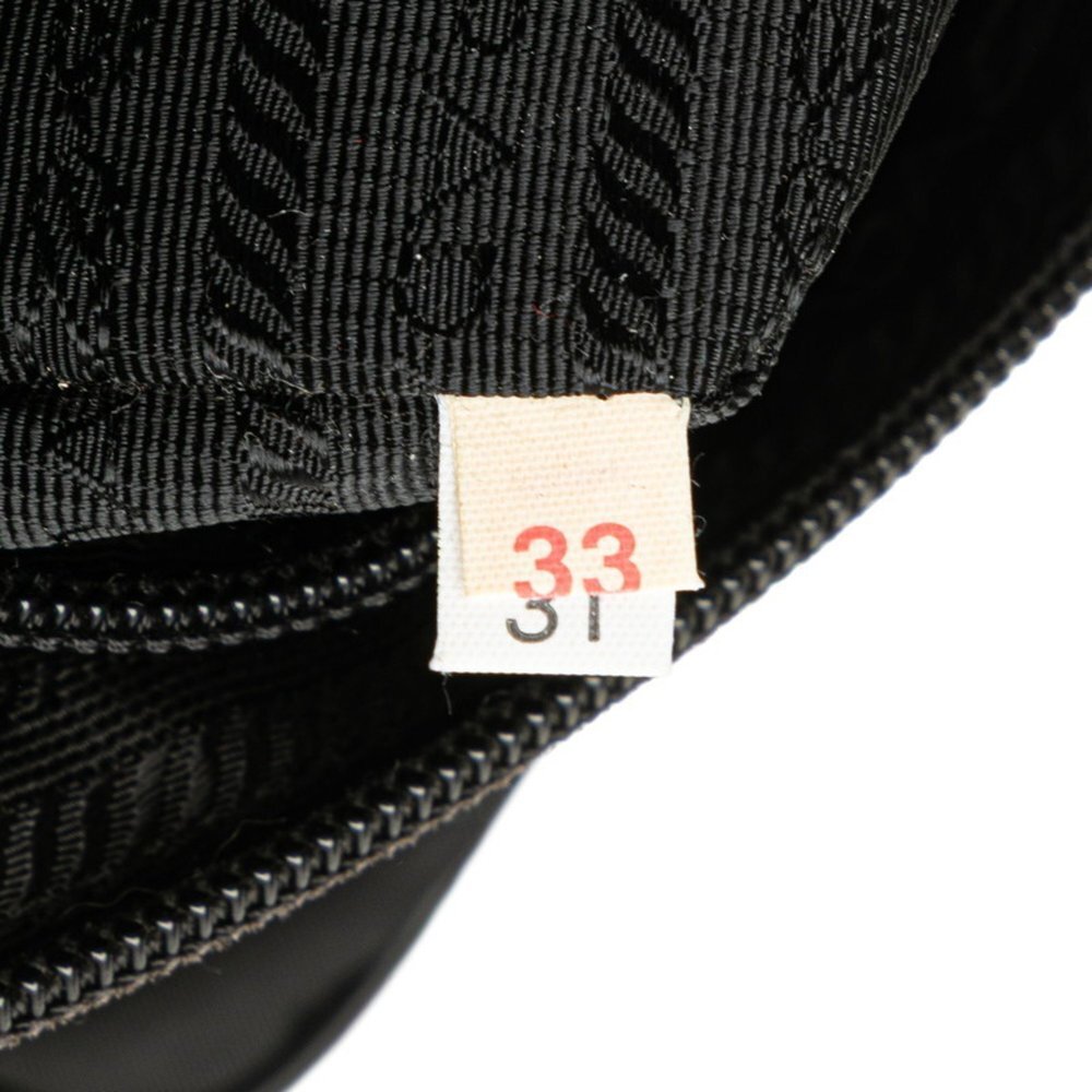 PRADA Black Leather Saffiano Shoulder Bag - Picture 9 of 11